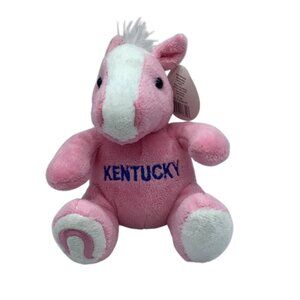 Kentucky Pink Plush Horse Stuffed Animal JAAG 7" NEW